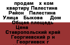 продам 2-х ком.квартиру Палестина › Район ­ Палестина › Улица ­ Быкова  › Дом ­ 83 › Общая площадь ­ 48 › Цена ­ 1 250 000 - Ставропольский край, Георгиевский р-н, Георгиевск г. Недвижимость » Квартиры продажа   